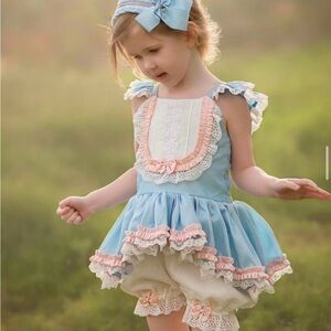 Dollcake Pure Heart Romper Size 8Y